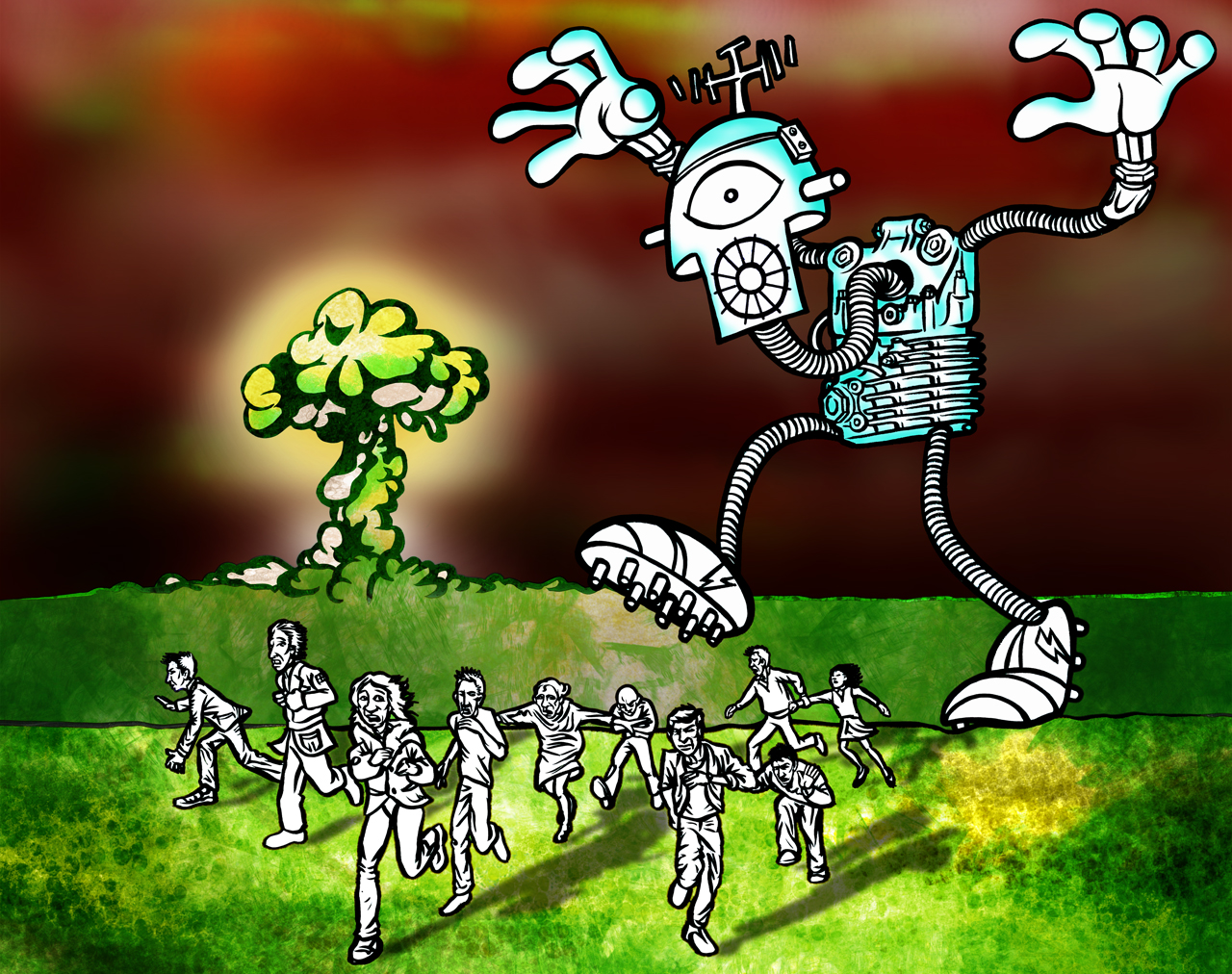 ROBOT CONTRO L'UOMO